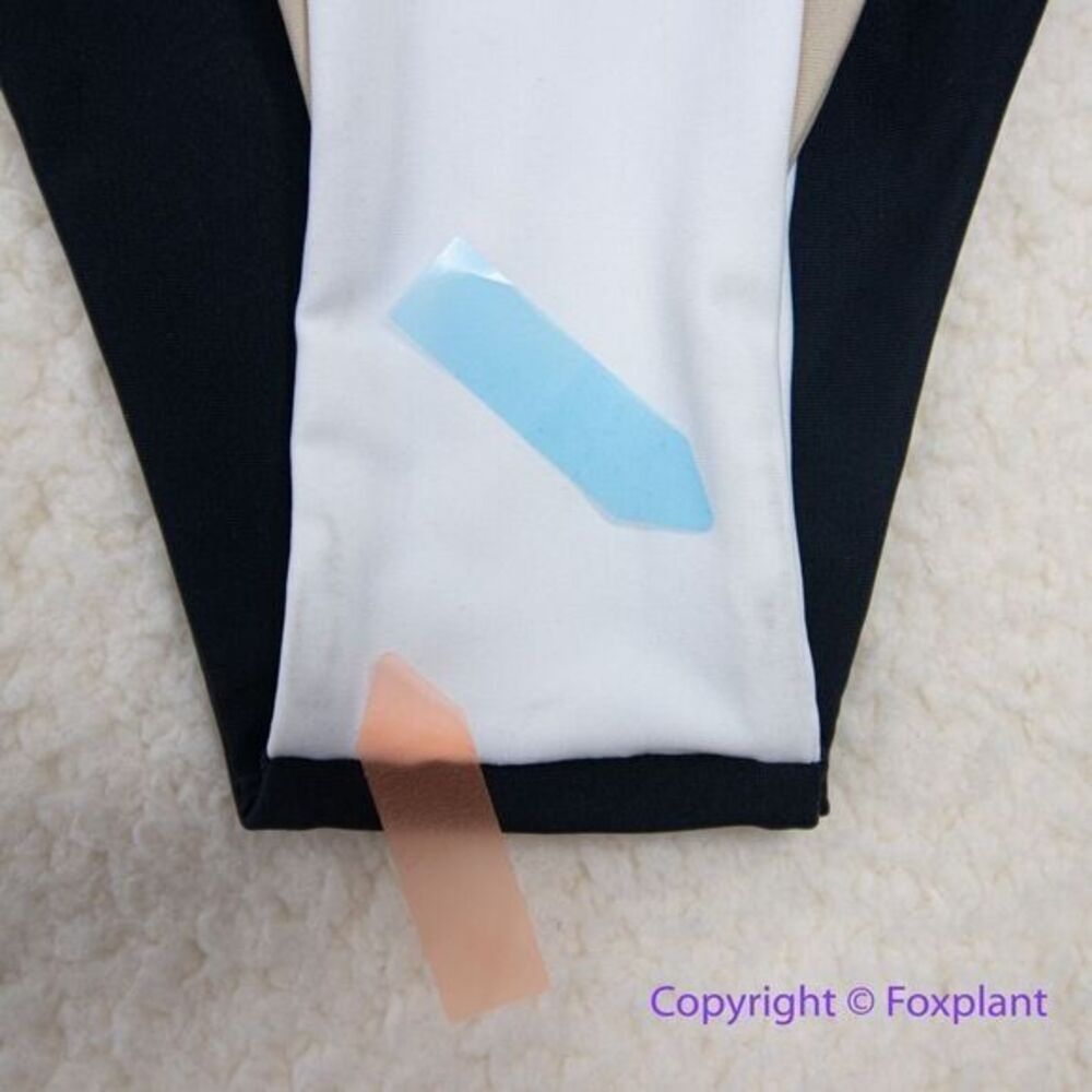 NEW MBM swim one piece swimsuit colorblock, size S - Picture 5 of 16